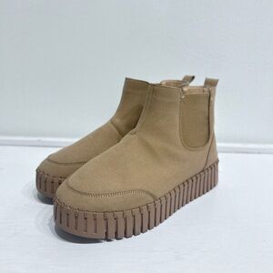 Ilse Jacobsen Tulip 6370 Lined Chelsea Platform Slip-On Boots Size‎ 38 / US 8